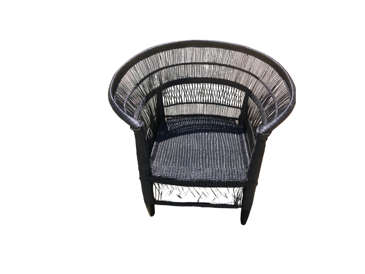 Hand woven rattan chair