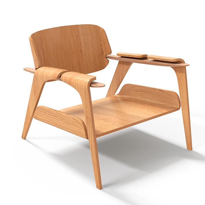 Luxurious Ply Wood Chair