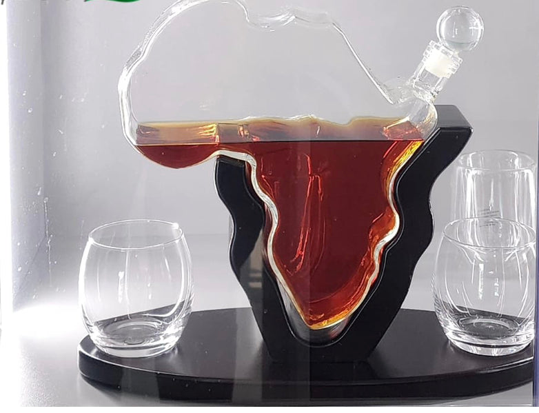 Whiskey Glasses & 2L bottle set