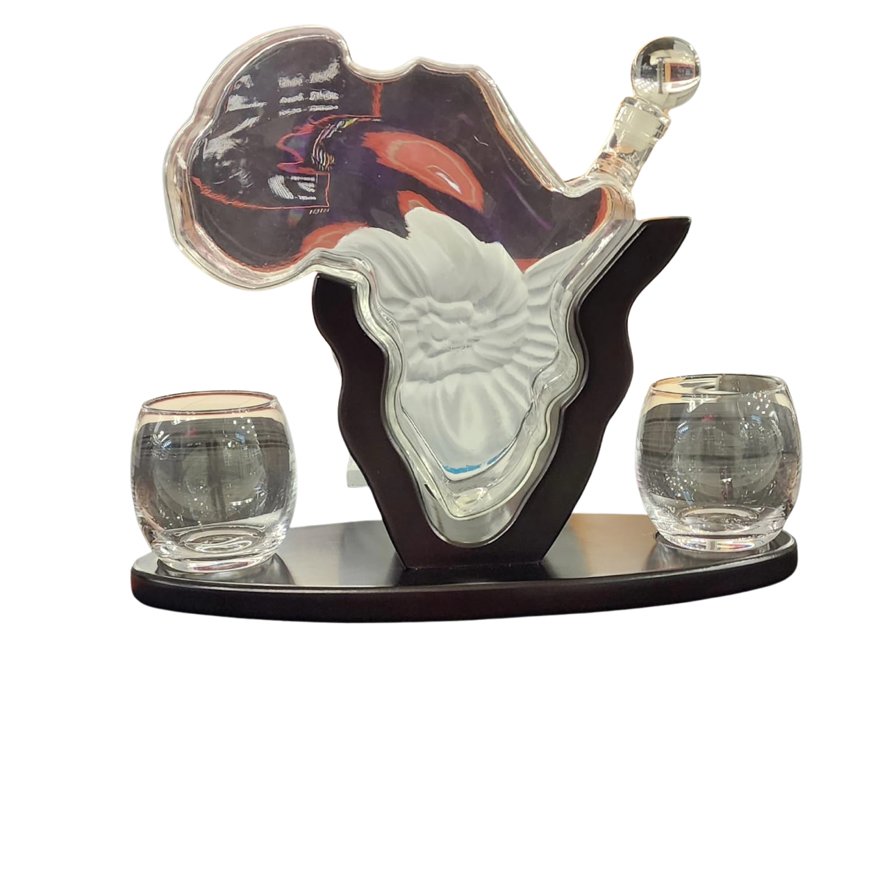 Whiskey Glasses & 2L bottle set