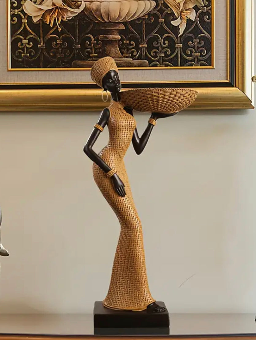 Candle holders (hand made African inspired)