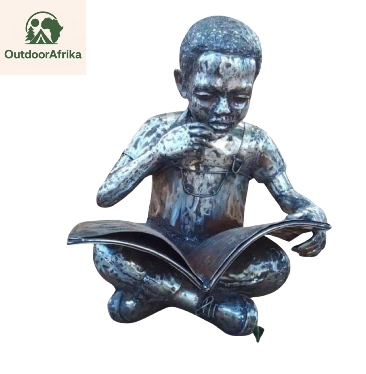 Sculpture - reading child