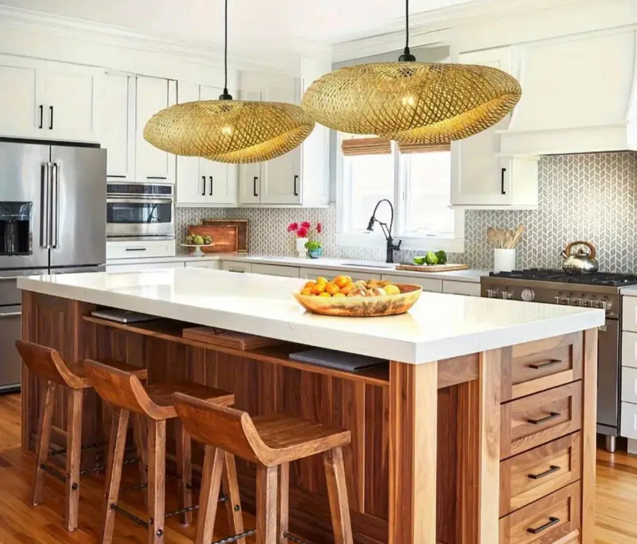 Lamp Shades (Bamboo hand woven)